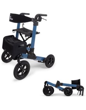 Parvum Luxo Air Rollator with Pneumatic Tyres, Double Folding, Only 6.9 kg