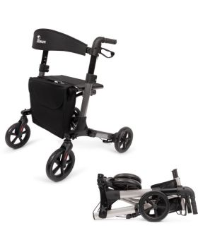 Parvum Brava Leichtgewicht-Rollator, dreifach faltbar, nur 6,8 kg