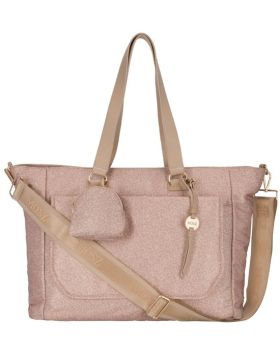 MŌSZ Sac à langer imprimé léopard avec matelas à langer – Nylon