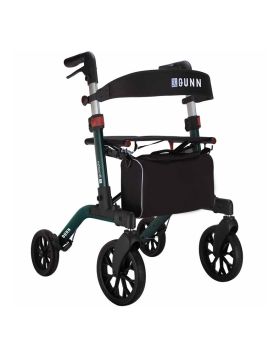 Brooklyn rollator, dubbel opvouwbaar met zachte banden, 7,3 kg