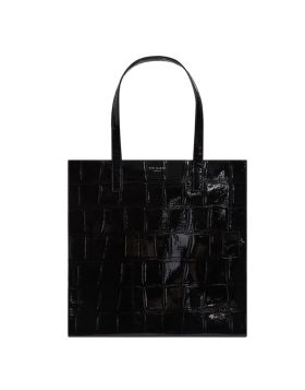 Ted Baker Vannda Croc Effect Large Icon Bag Black