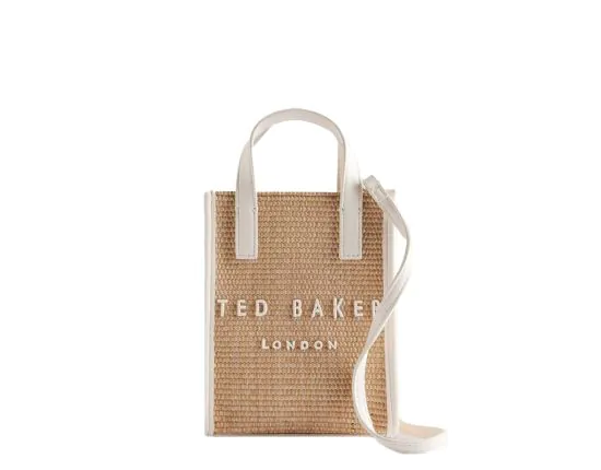 Ted Baker Paulii Faux Raffia Mini Icon Bag