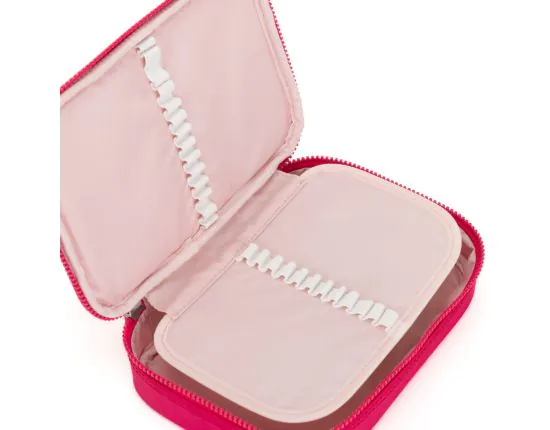 Kipling 50 PENS Middelgrote pennenzak, zakjes, etuis, Happy Pink C (Roze