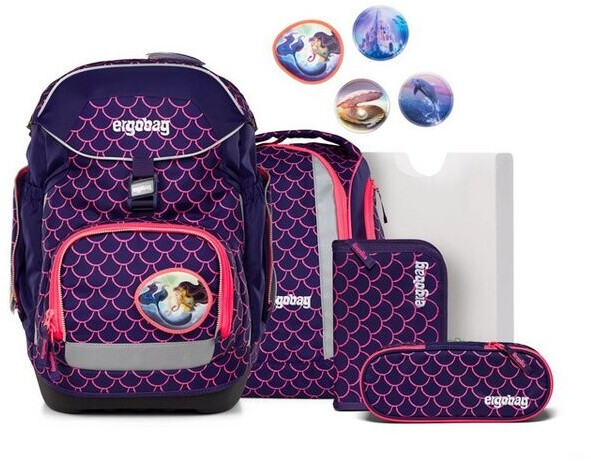 Ergobag Pack Schulranzen-Set 6tlg-PerlentauchBär