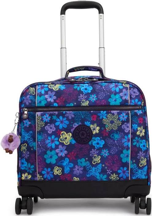 Kipling New Storia Schoolbag-Dark Flower Stamp