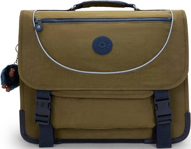 Kipling Preppy Medium Schoolbag-Treasure Green