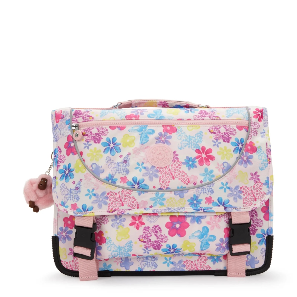 Kipling Preppy Medium Schoolbag-Flower Stamp