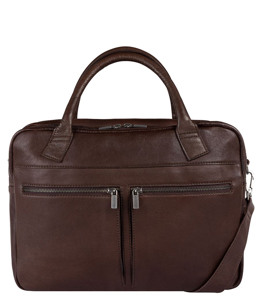 Cowboysbag Laptop bag Carrington 15.6 inch Coffee