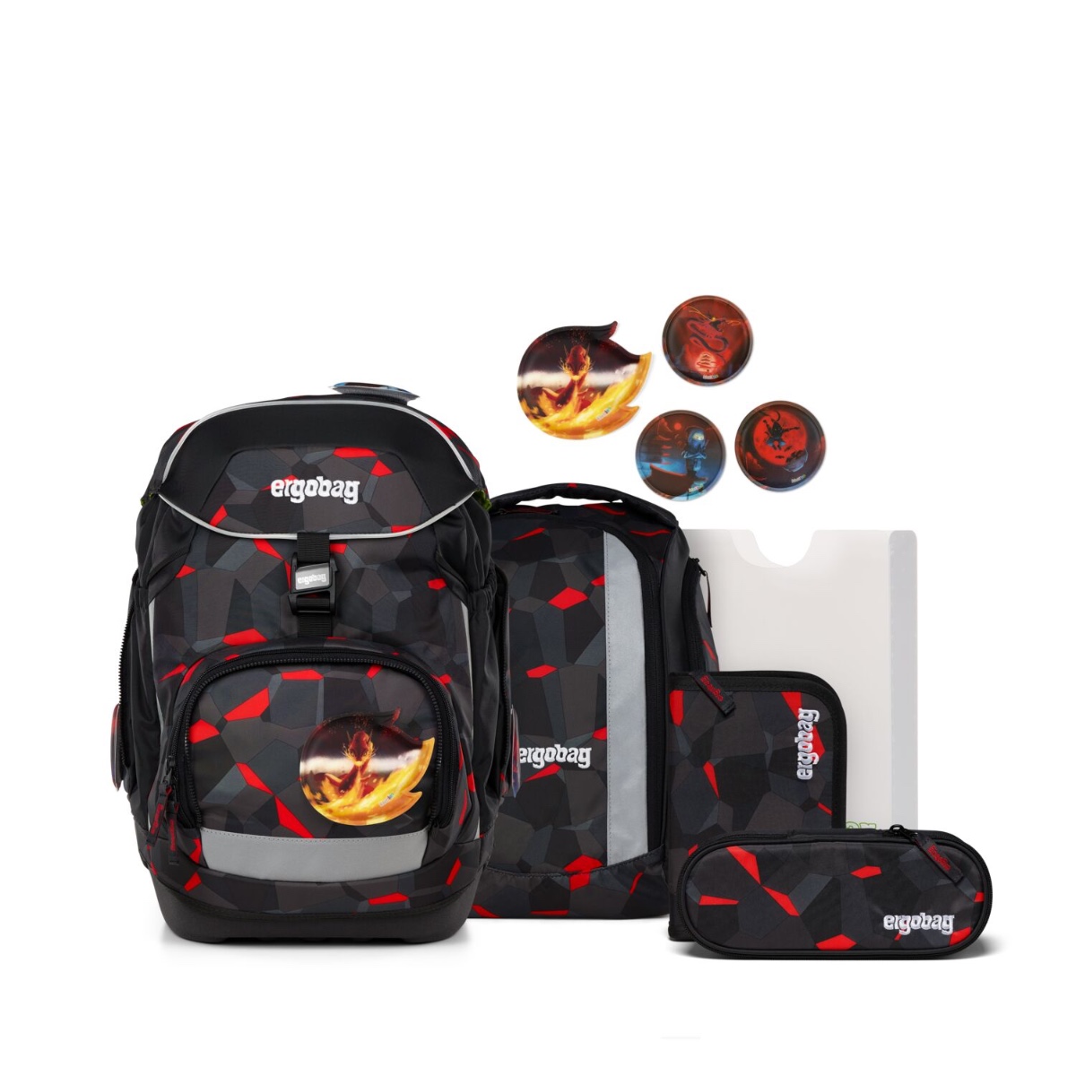 Ergobag Pack Schulranzen-Set 6tlg-TeakBärdo