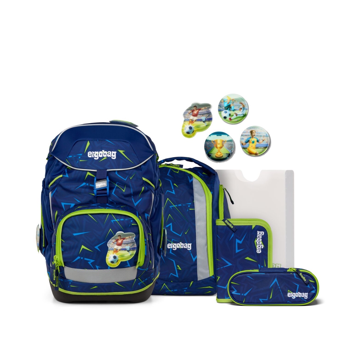 Ergobag Pack Schulranzen-Set 6tlg-SpitzenreitBär