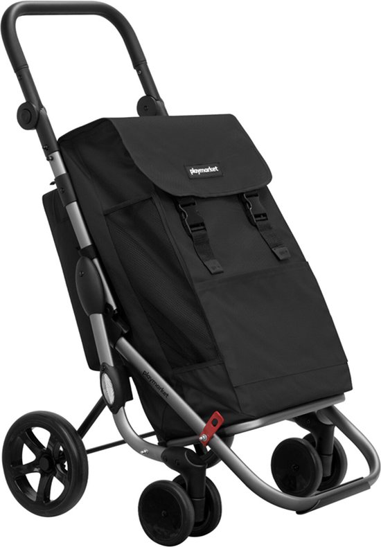 Playmarket Go Plus Premium Boodschappentrolley-Black