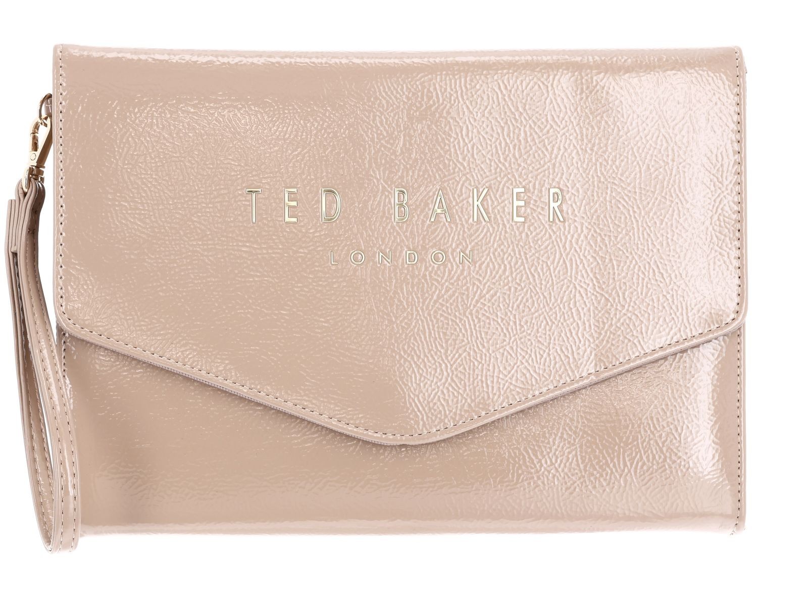 Ted Baker Crinkie Crinkle Icon Pouch-Stone