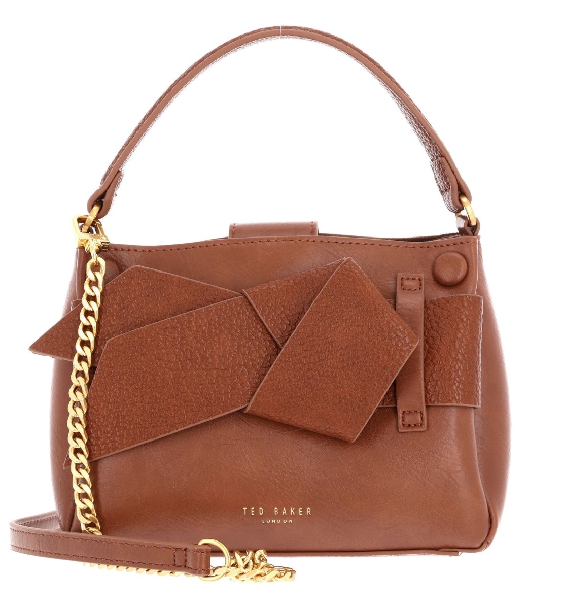 Ted Baker Ssansa Knot Bow Mini Top Handle Bag -Tan