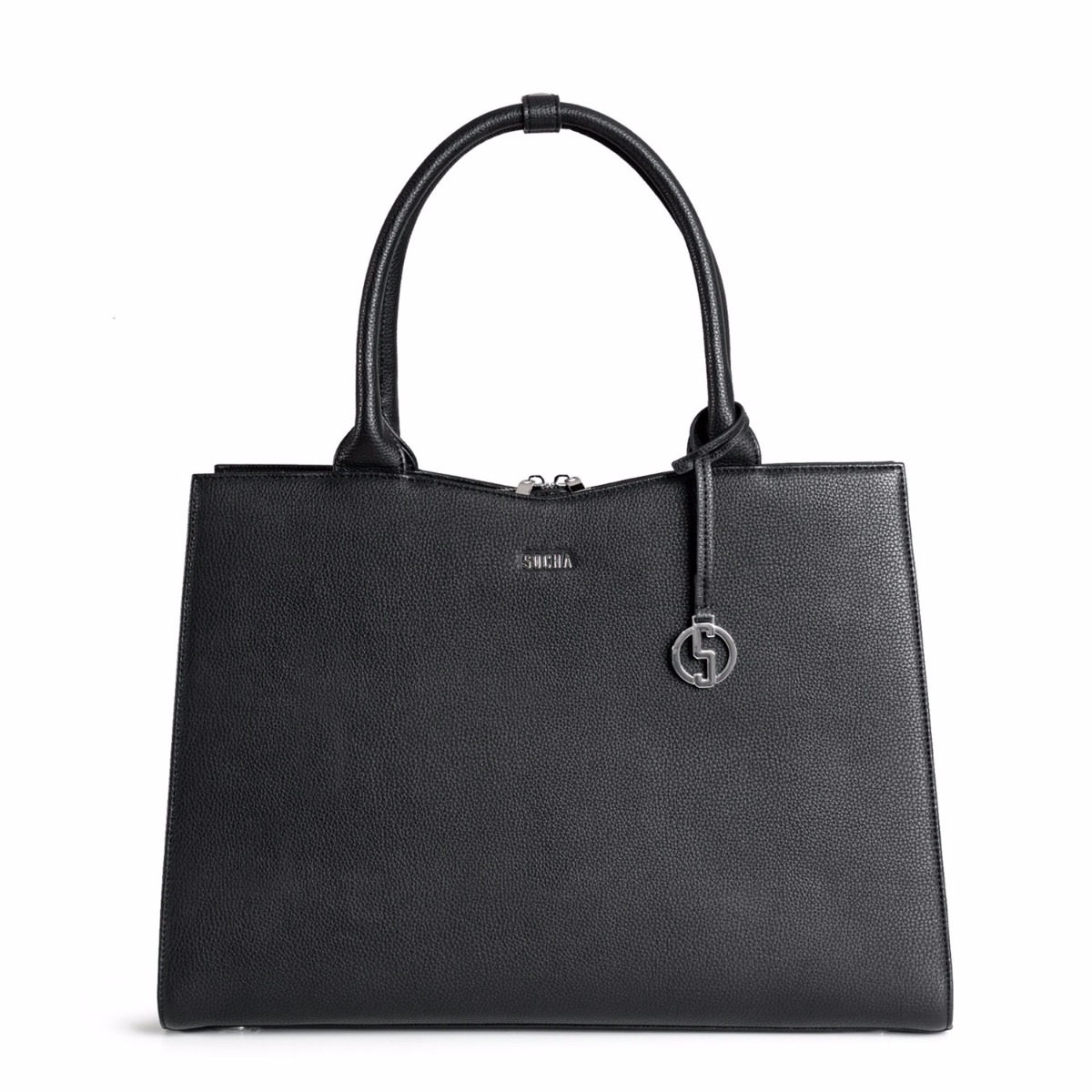 Socha Straight Line Business bag Black, laptoptas 15 voor dames