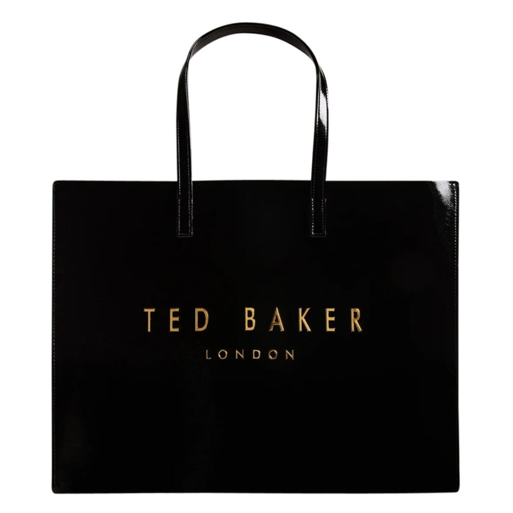 Ted Baker Crikon Crinkle Extra Large Icon Bag-Black