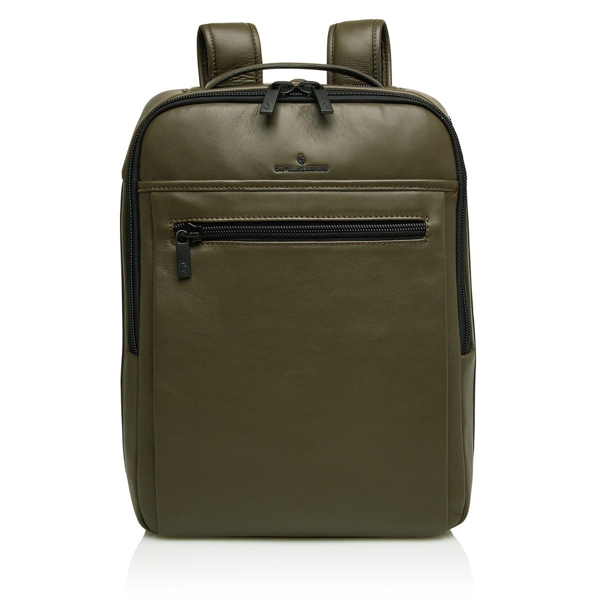 Castelijn Beerens Nappa X Victor backpack 15.6'' dark millitary
