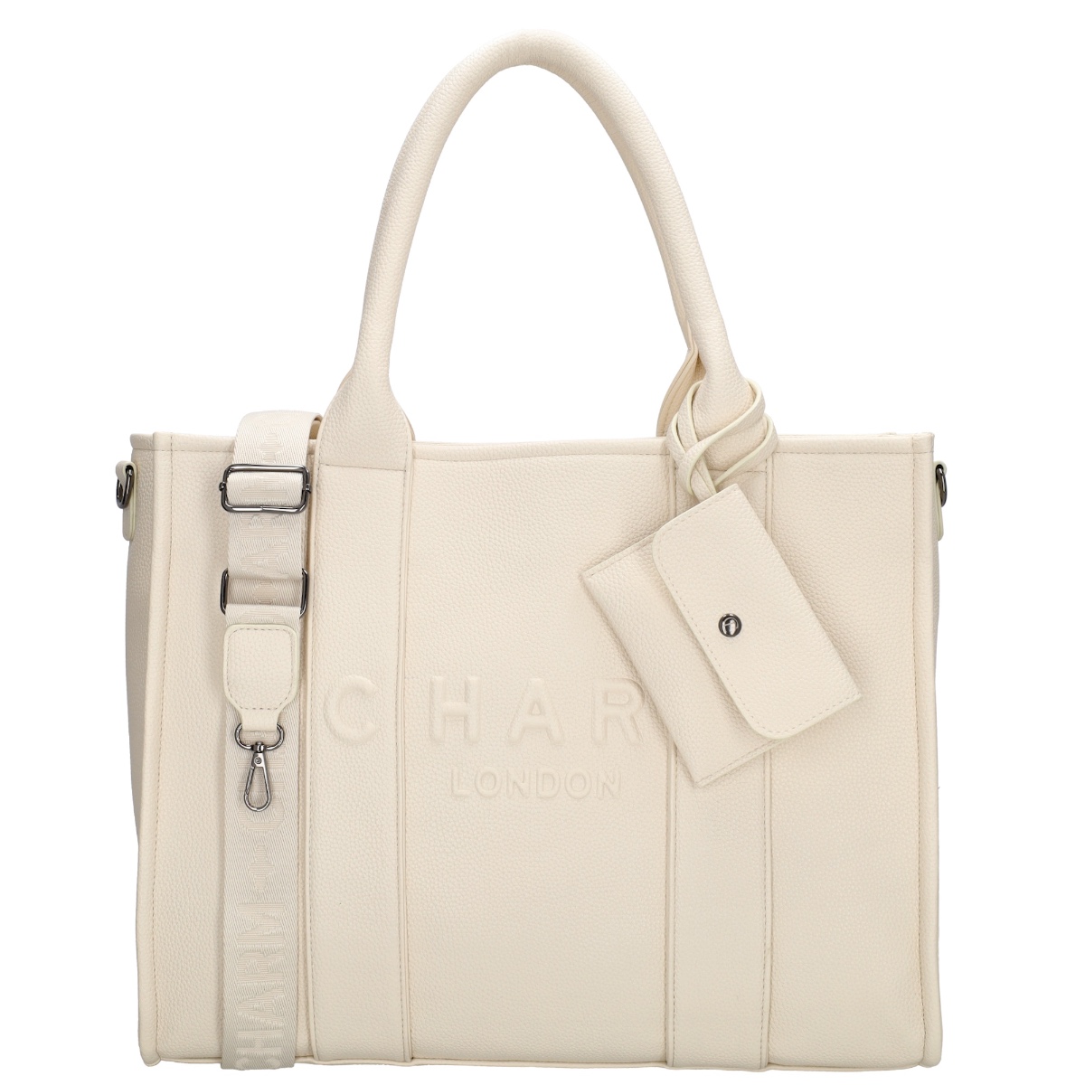 Charm london bond laptoptas 15,6 inch-Crème