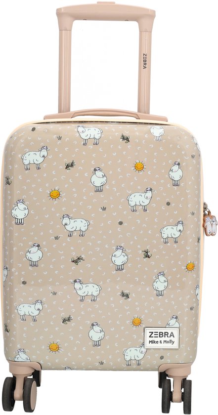 Zebra Trends Avonturier Kinderkoffer Meisjes-Taupe